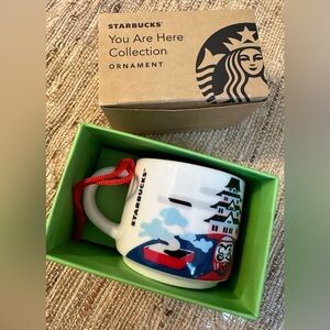 STARBUCKS You Are Here Mug ORNAMENT JAPAN new In Box 2018